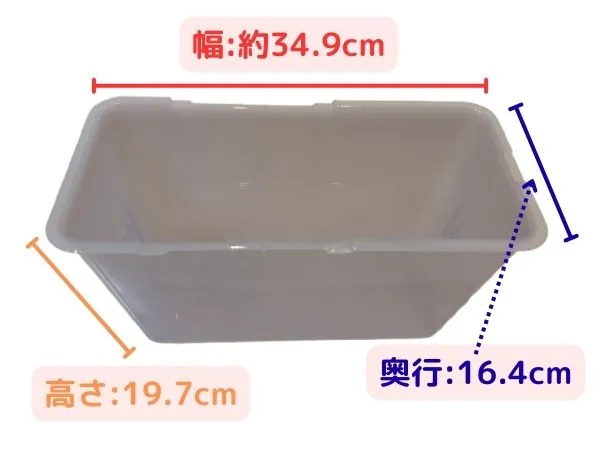専用コンテナのサイズ