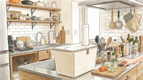 キッチンを意外と占領する