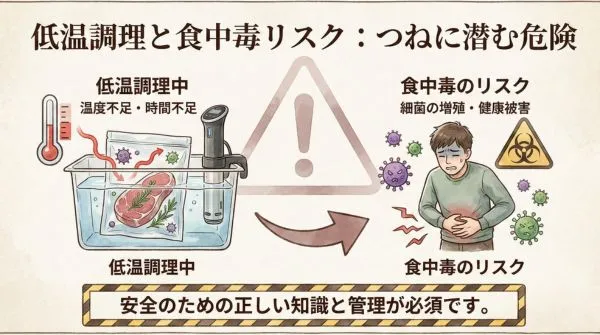 低温調理と食中毒のリスク