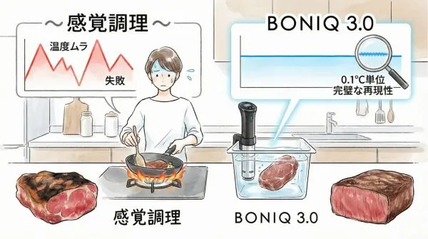 ボニーク3.0は、温度管理が完璧