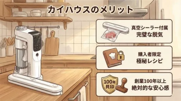 ボニーク3.0にはないカイハウスのメリット