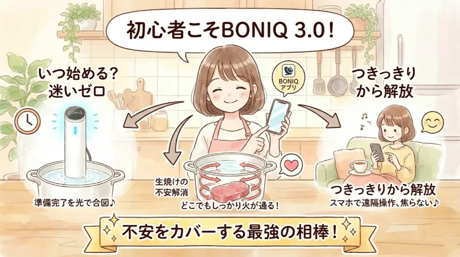 初心者にこそBONIQ3.0がおすすめ