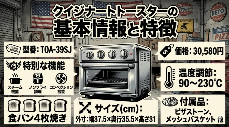 クイジナートトースターの基本情報と特徴