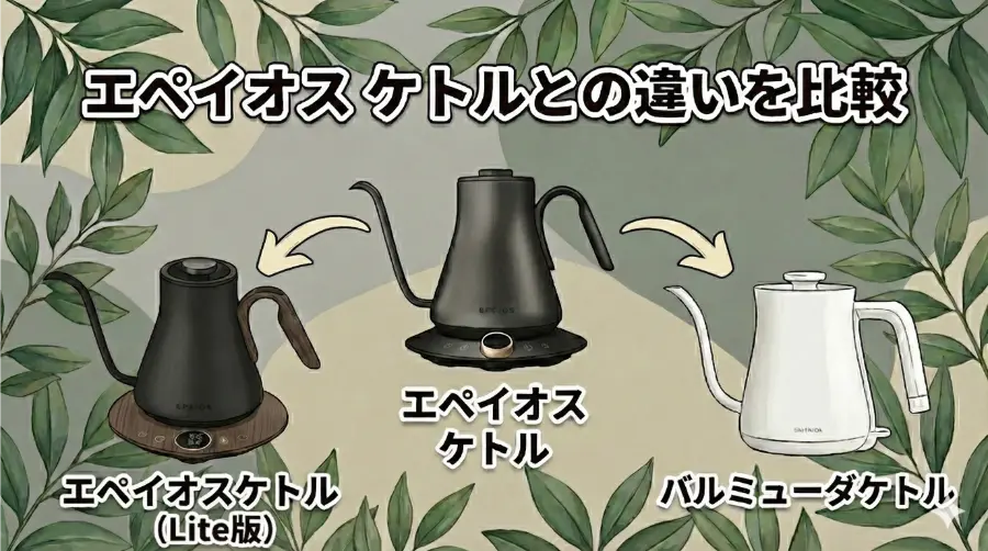 エペイオス ケトルとの違いを比較