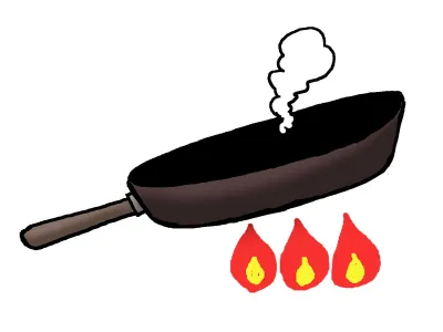 エバークックは、高温に弱い