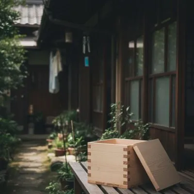 桐の米びつは、年に数回は陰干しをする