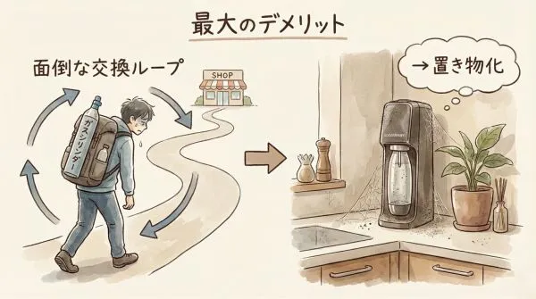 置き物になる可能性がある