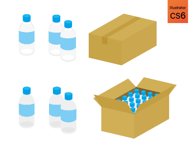 飲料水の段ボールがなくなり、部屋のスペースが空く