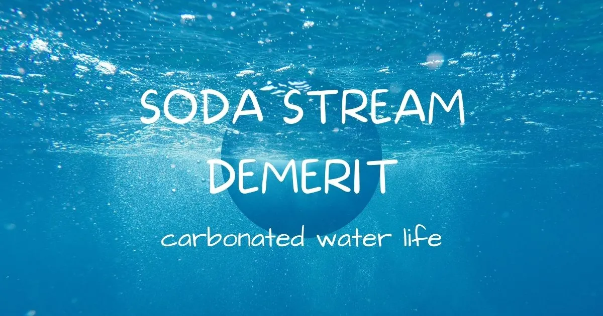 ソーダストリームのデメリット